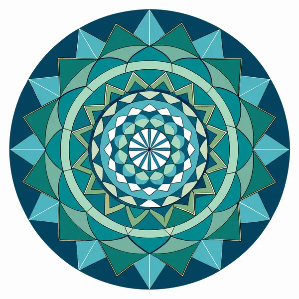 stock vector geometric-mandala vector design