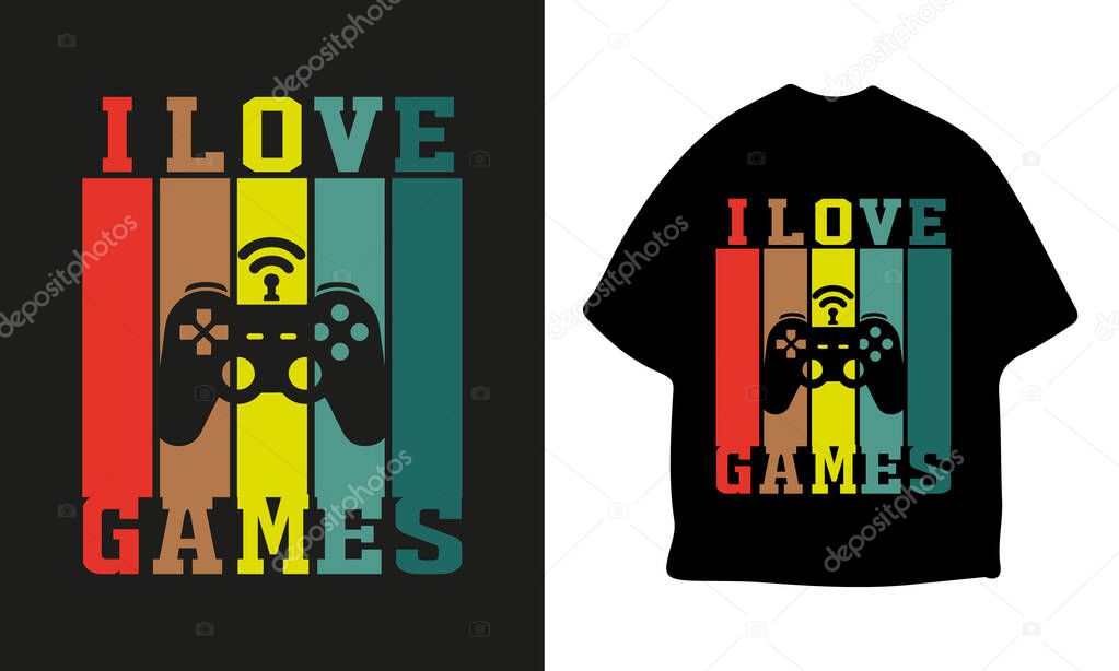 The Art of Gaming T Shirt Design