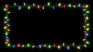 Renkli ışıklandırmalı Noel arkaplanı.