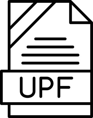 UPF web icon vector illustration clipart