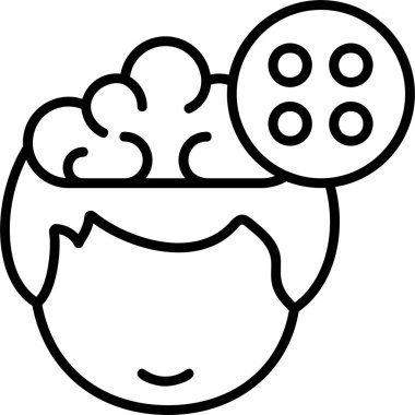 İnsan simgesinin vektör illüstrasyonu