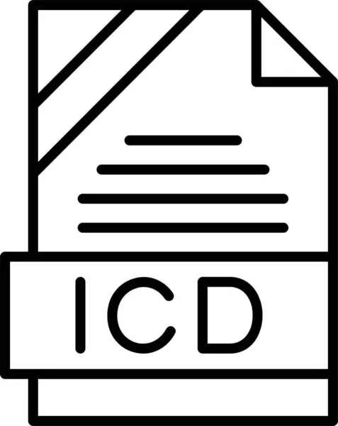 stock vector ICD web icon vector illustration