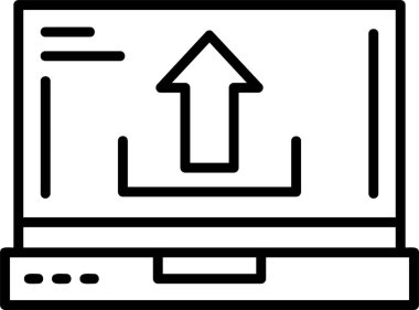 Web simgesini basit bir illüstrasyonla yükle 
