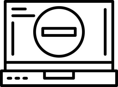 Bilgisayar monitör web simgesi