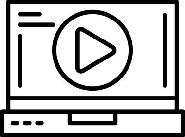 Play web icon simple illustration