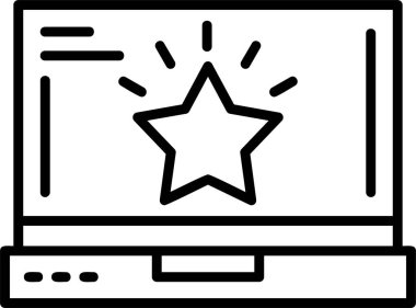 yıldız derecelendirme vektörü simgesi