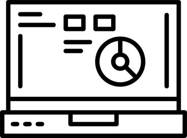 Bilgisayar faresi. Web simgesi basit illüstrasyon