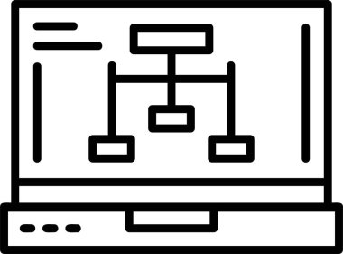 ağ simgesi, web geliştirme vektör illüstrasyonu