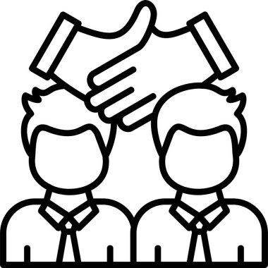 El sıkışma web simgesi basit illüstrasyon