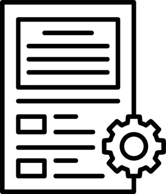 Dosya. Web simgesi basit tasarım