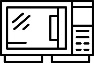 fırın web simgesi basit illüstrasyon