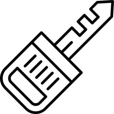 Anahtar. Web simgesi basit illüstrasyon