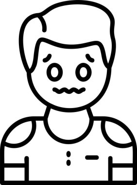 Vektör Adam Simgesi illüstrasyonu