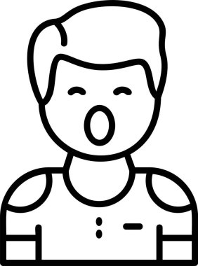 Vahşilik. Web simgesi basit vektör illüstrasyonu