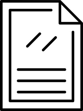 belge web simgesi, vektör illüstrasyonu  