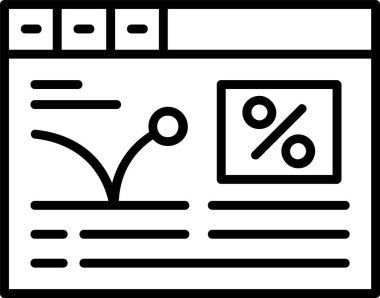 veri analiz grafiği simgesi