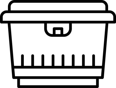 Gıda Kutusu Web simgesi vektör illüstrasyonuName