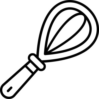 Bir çırpma simgesinin vektör illüstrasyonu