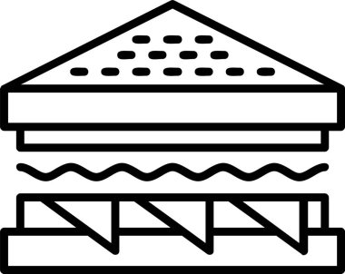 Sandviç Ağı vektör illüstrasyonu