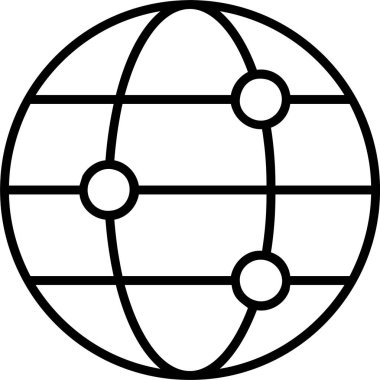 dünya web simgesi vektör illüstrasyonuName