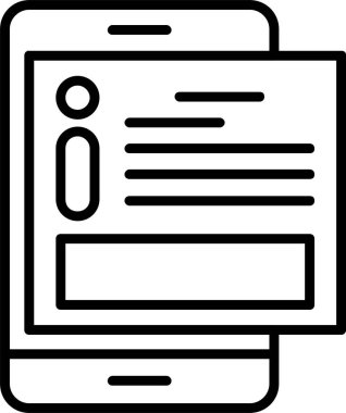 Information web icon simple illustration