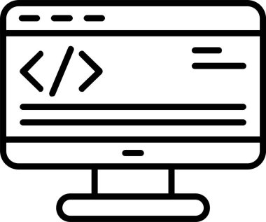 Ana hat biçiminde kodlama kodu simgesi