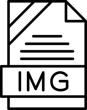 IMG dosya biçimi, web simgesi, vektör illüstrasyonu