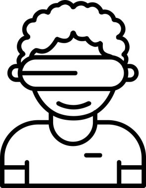 avatar man ana simge biçimi ile baş simge