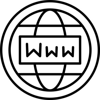 dünya, web simgesi vektör illüstrasyonu