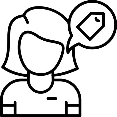 Konuş. Web simgesi basit illüstrasyon