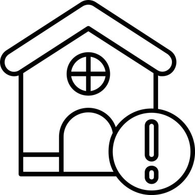 ev web simgesi basit illüstrasyon