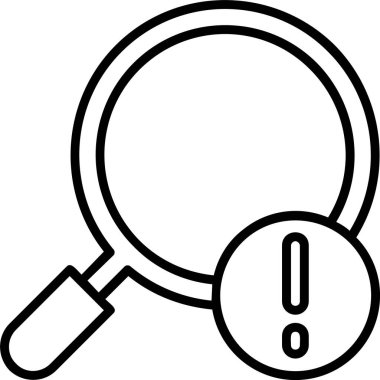 arama web simgesi basit illüstrasyon 