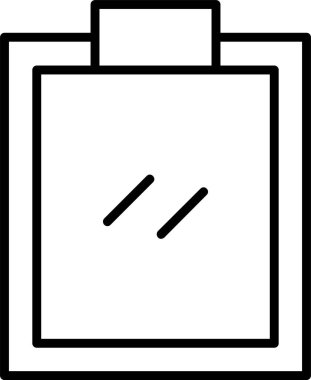 Pano web simgesi basit illüstrasyon 