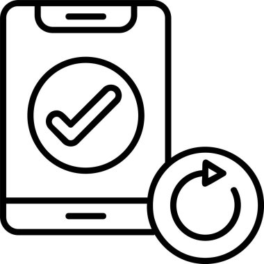 Tik simgesini ana hat biçiminde kontrol et