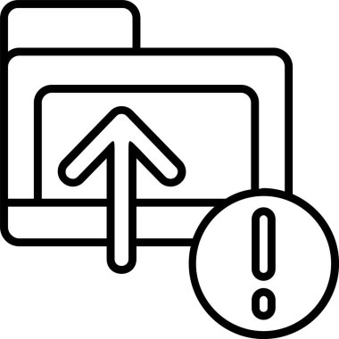 Depolama web simgesi, basit illüstrasyon