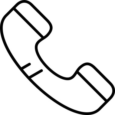 telefon web simgesi, vektör çizim