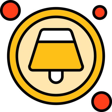 Bildirim web simgesi, basit illüstrasyon