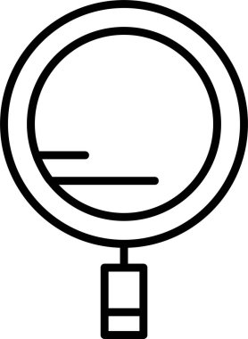 arama web simgesi basit illüstrasyon 