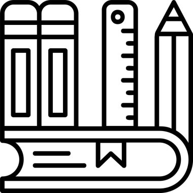 Kalem simgesi. Basit resimleme