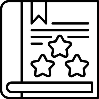 kitap simgesi vektör illüstrasyonu