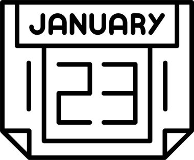 Takvim günü simgesi, vektör illüstrasyonu basit tasarım