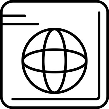 dünya web simgesi vektör illüstrasyonuName
