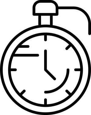 Kronometre web simgesi basit illüstrasyon 
