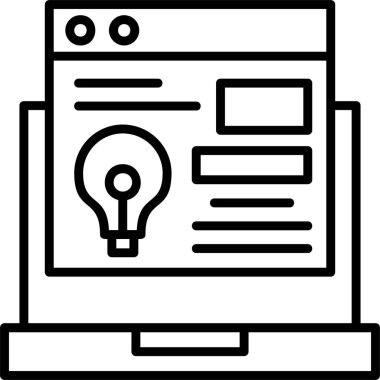 internet web tasarım simgesi