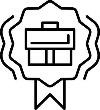 Ödül ödüllü ikon Taslak stilinde