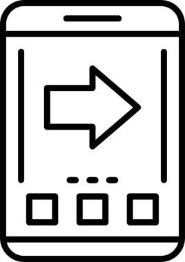 ok Ağı simgesi basit illüstrasyon