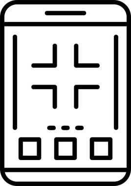 hesap makinesi simgesi, vektör illüstrasyonu