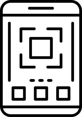 Tam ekran ağ simgesi basit illüstrasyon