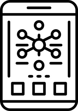 Grafik Web simgesi basit illüstrasyon