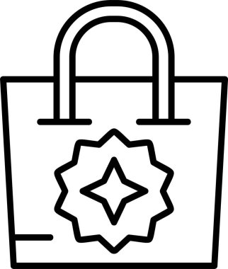 Alışveriş çantası. Basit tasarım